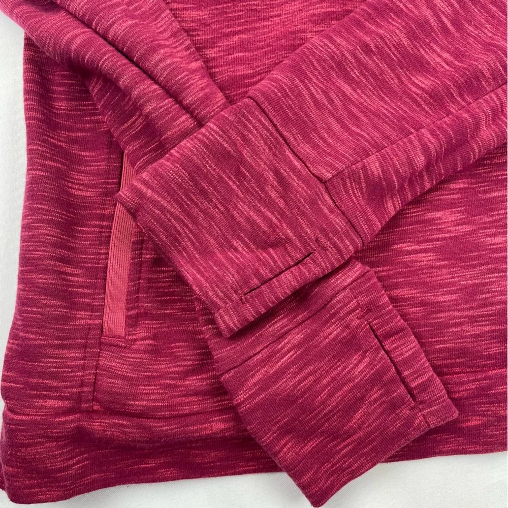 Avalanche Sweatshirt Womens Small Pink Two Tone 1/4 Button Pullover Jacket - Picture 9 of 9